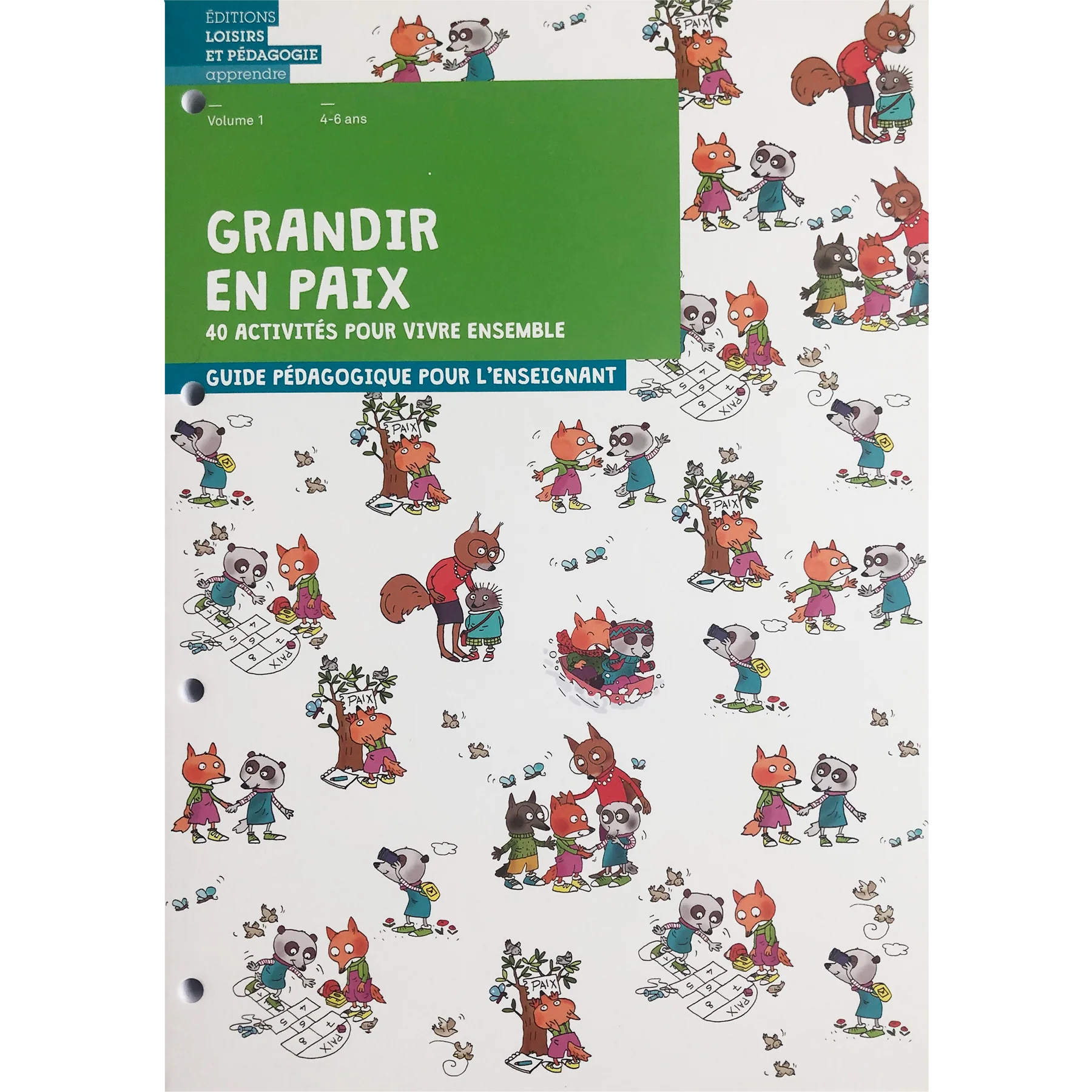 Collection Grandir en paix : Guide pédagogique - Volume 1