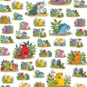 Papier cadeau Léon et ses émotions